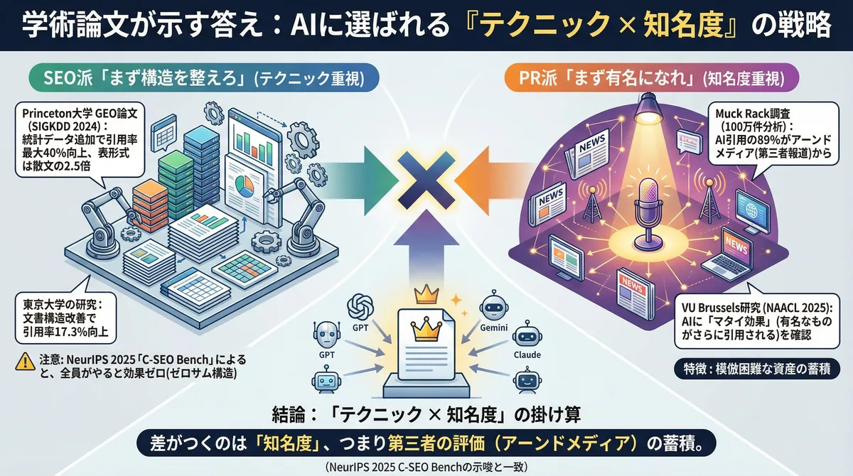 学術論文が示す答え