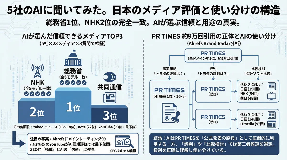 5社のAIに聞いてみた