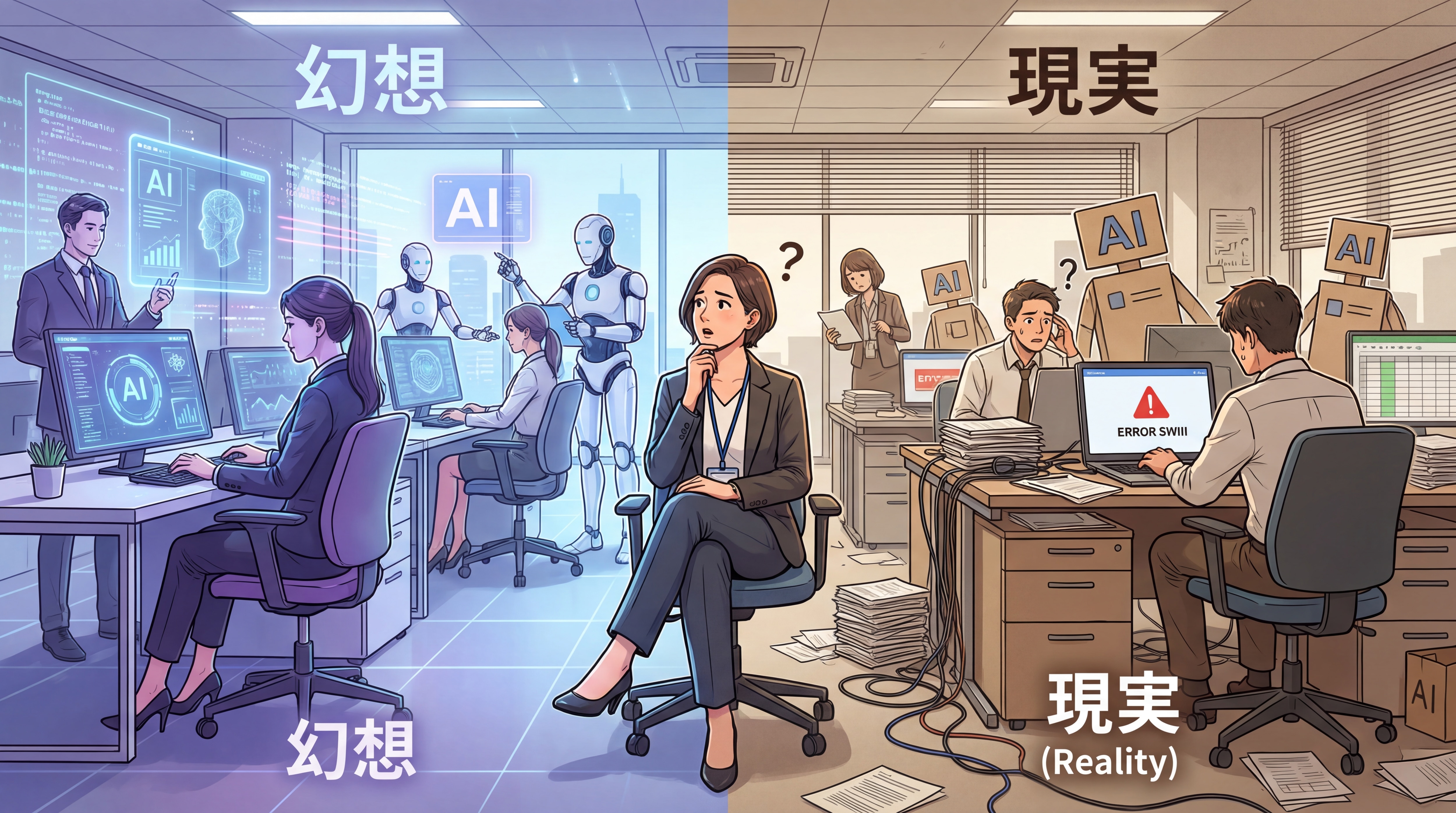 発見①：「みんなAI使ってる」は幻想だった